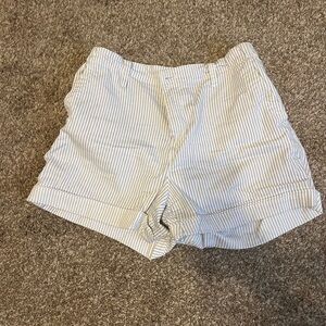 Blue & White Pinstripe Old Navy Women's Shorts